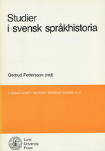 Studier i svensk språkhistoria 8