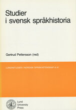 Studier i svensk språkhistoria 8
