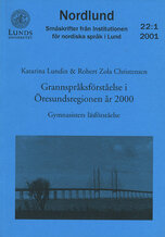 Grannspråksförståelse i Öresundsregionen år 2000