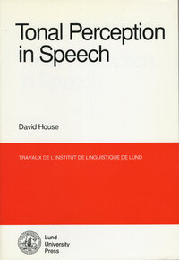 Tonal perception in speech