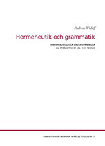 Hermeneutik och grammatik