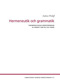 Hermeneutik och grammatik