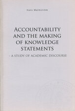 Accountability and the making of knowledge statements