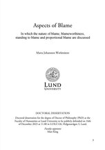 Aspects of Blame