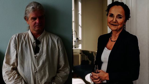 Picture of the honorary doctors at the Faculty of Theology 2020, Volker Küster and Anita Goldman