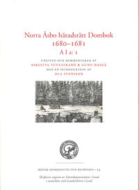 Norra Åsbo häradsrätt dombok 1680–1681