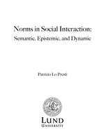 Norms in Social Interaction