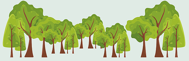 Illustration av träd