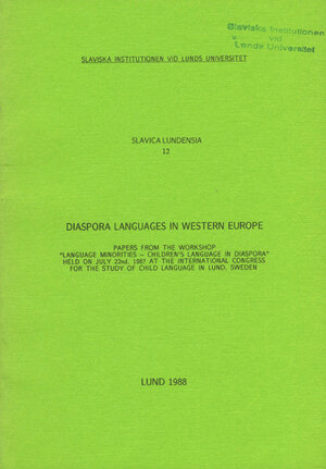 Diaspora languages in Western Europe