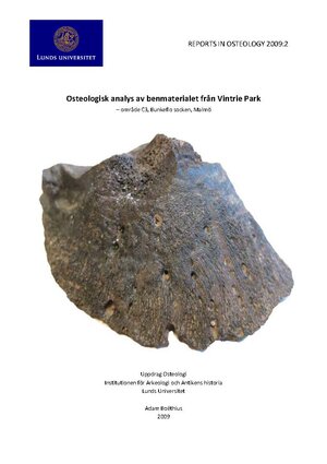 Osteologisk analys av benmaterialet från Vintrie Park