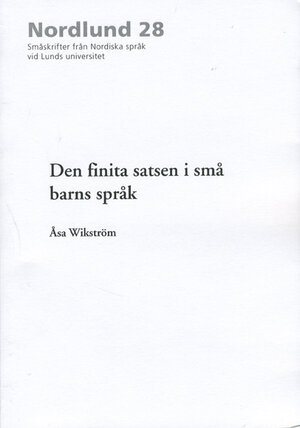 Den finita satsen i små barns språk
