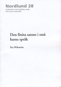 Den finita satsen i små barns språk