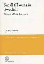 Small Clauses in Swedish