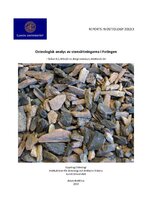 Osteologisk analys av stensättningarna i Fotingen