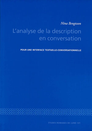 L'analyse de la description en conversation