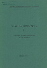 Kring den svenska slavistikens äldsta historia