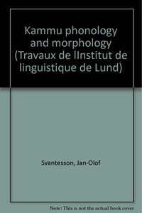 Kammu phonology and morphology