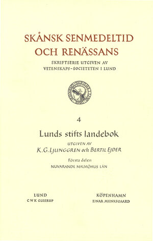 Lunds stifts landebok. D. 1, Nuvarande Malmöhus län