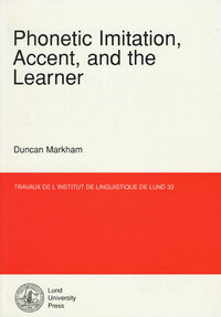 Phonetic Imitation, Accent, and the Learner
