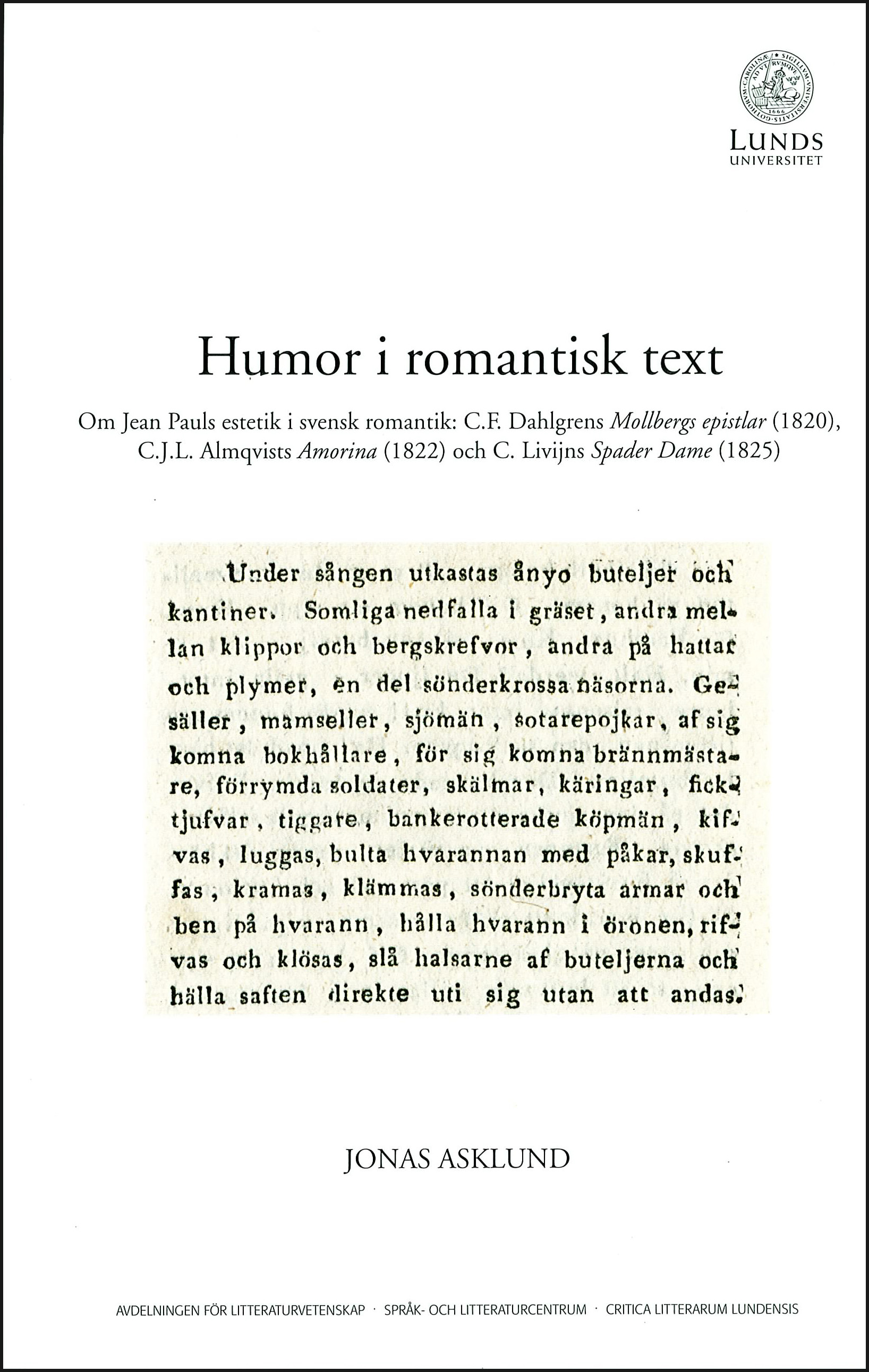 Humor i romantisk text