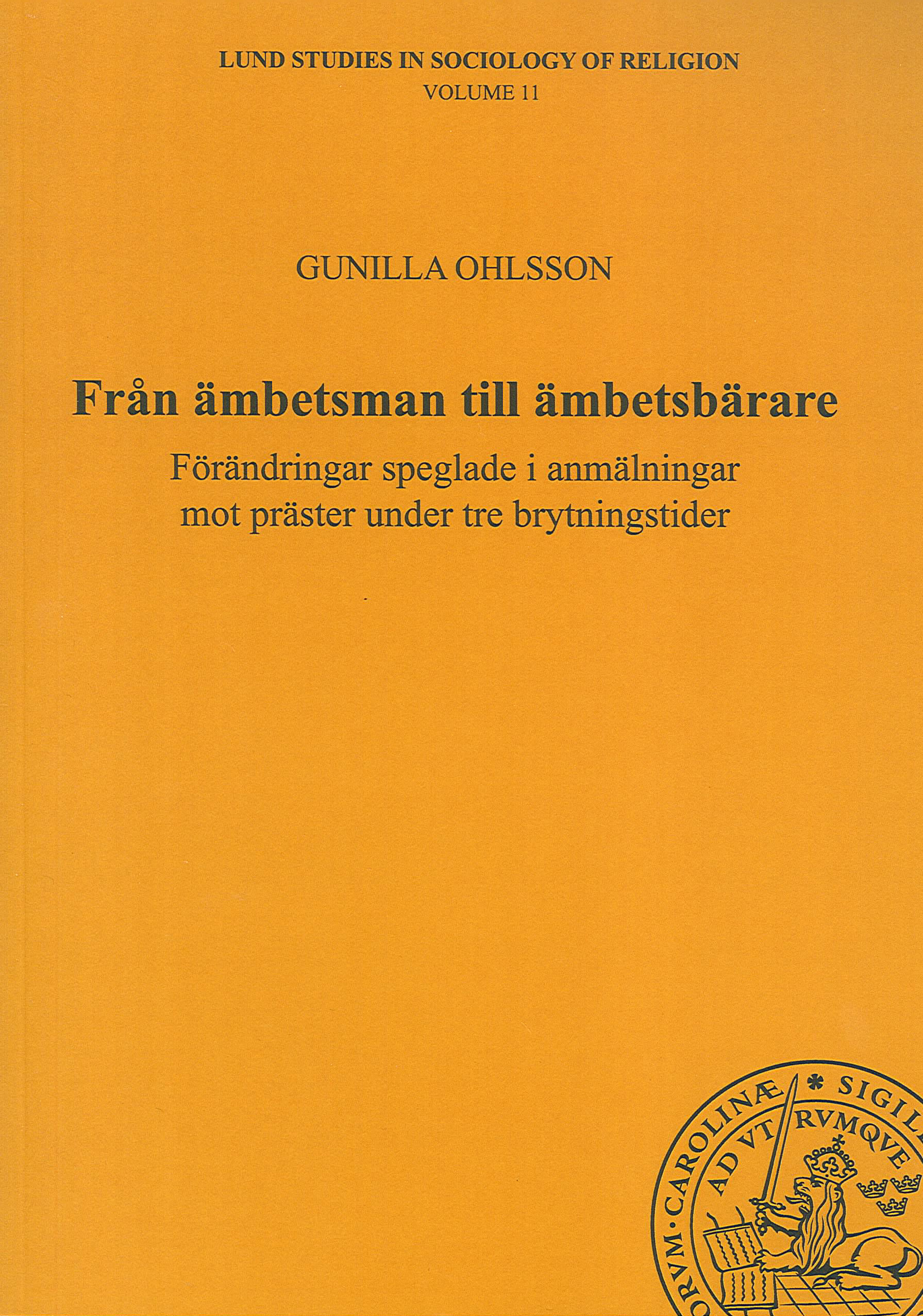 Från ämbetsman till ämbetsbärare