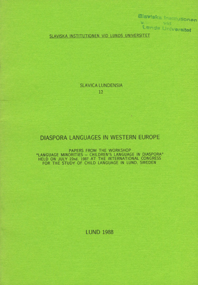 Diaspora languages in Western Europe