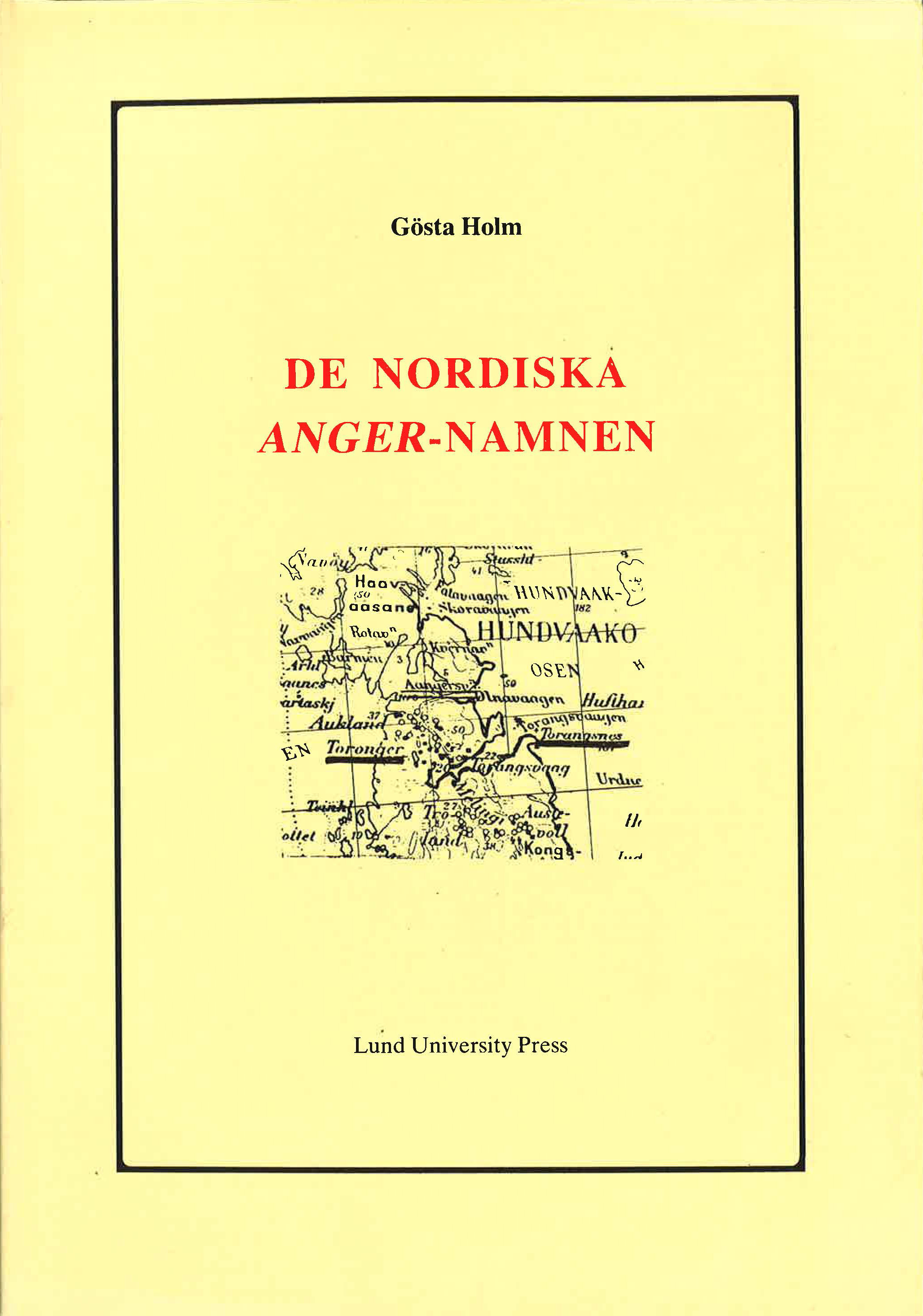 De nordiska anger-namnen
