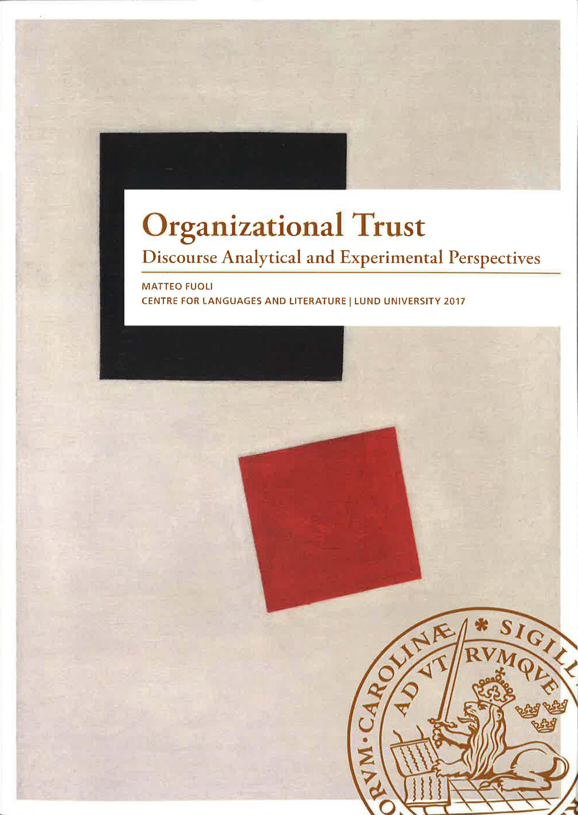 Organizational Trust