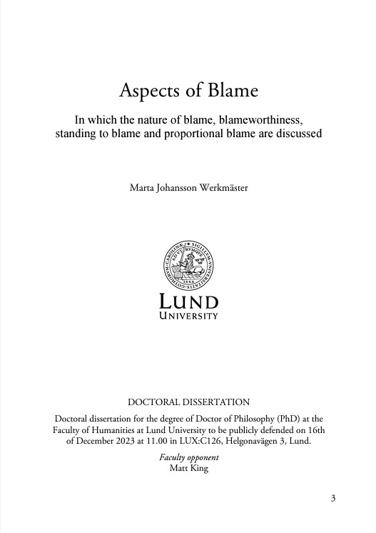 Aspects of Blame