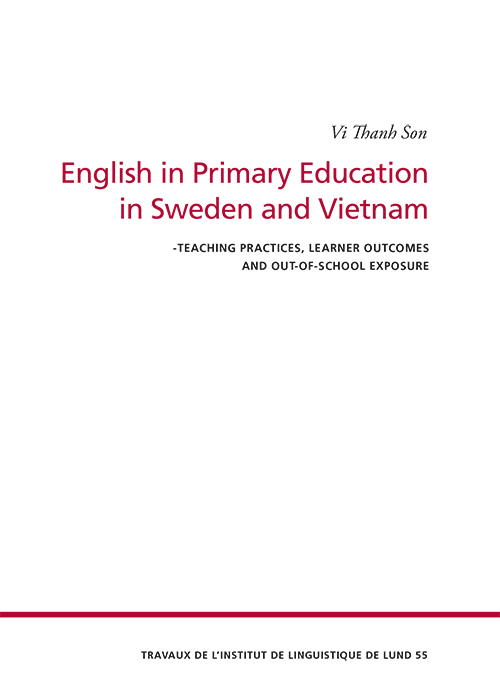 English in Primary Education in Sweden and Vietnam