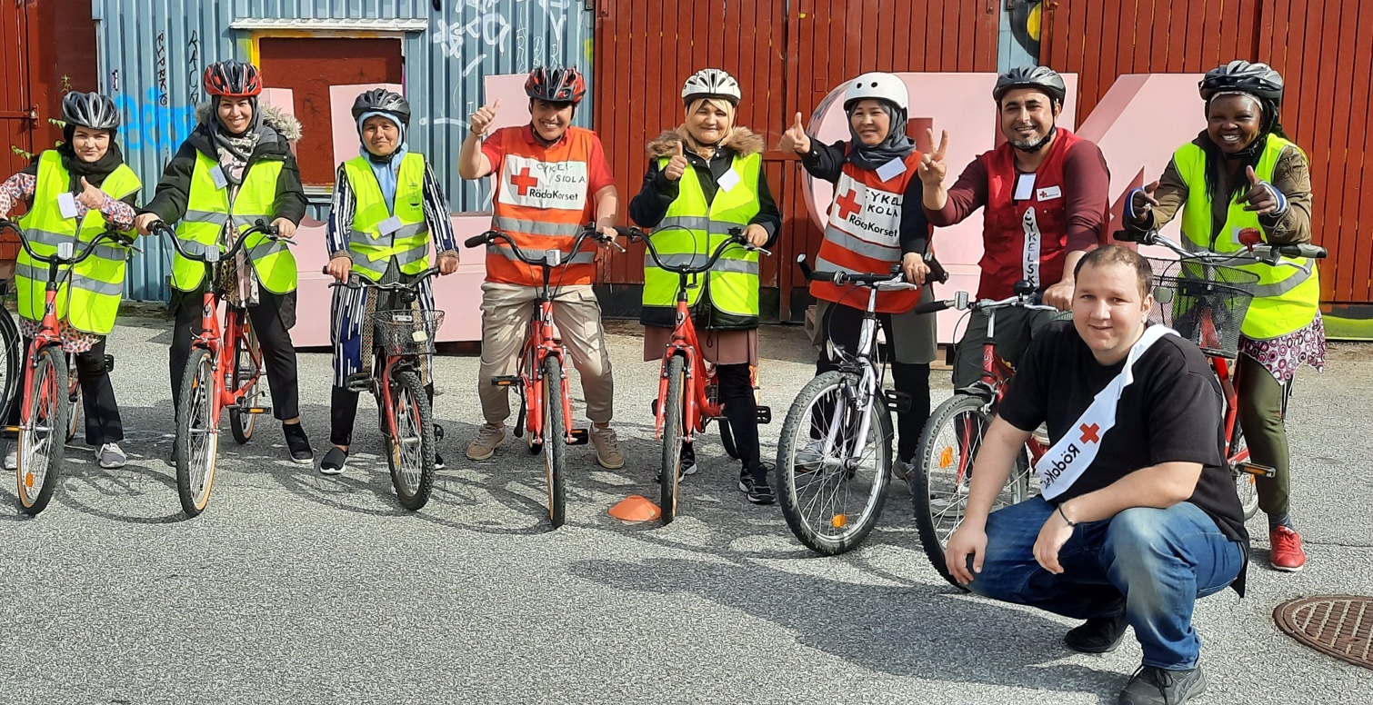 Cykelskola i Röda korsets regi