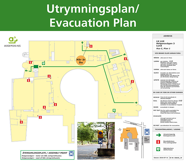 Utrymningsplan.